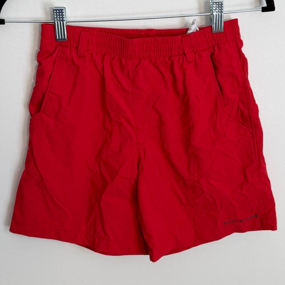 Columbia Boys Red Swim Trunks size medium 10/12